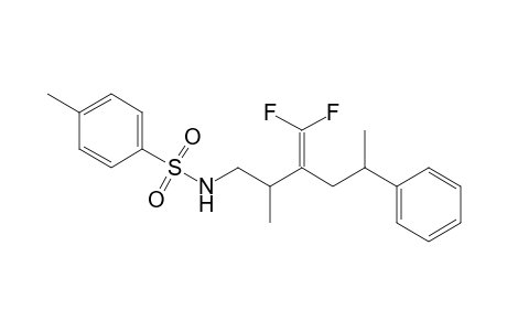 N-[3-(difluoromethylene)-2-methyl-5-phenyl-hexyl]-4-methyl-benzenesulfonamide