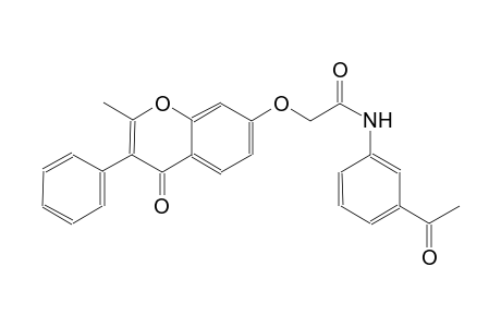 acetamide, N-(3-acetylphenyl)-2-[(2-methyl-4-oxo-3-phenyl-4H-1-benzopyran-7-yl)oxy]-