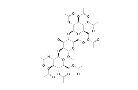 1A-METHYL-[2-N-ACETYL-BETA-GLUCOPYRANOSYL-(1C->2)-O-2-N-ACETYL-BETA-GLUCOPYRANOSYL-(1B->4)]-ALPHA-MANNOPYRANOSIDE