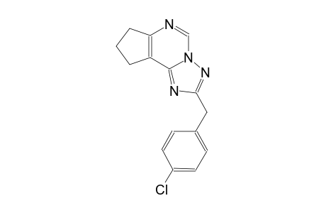 7H-cyclopenta[e][1,2,4]triazolo[1,5-c]pyrimidine, 2-[(4-chlorophenyl)methyl]-8,9-dihydro-