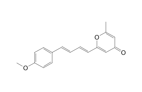2-[4'-(p-Methoxyphenyl)buta-1',3'-dien-1'-yl]-6-methyl-4-pyrone