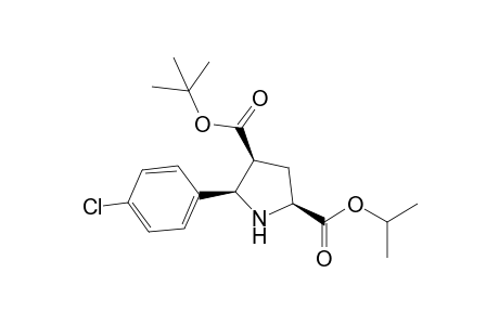 (2S,4S,5R)-5-(4-Chloro-phenyl)-pyrrolidine-2,4-dicarboxylic acid 4-tert-butyl ester 2-isopropyl ester