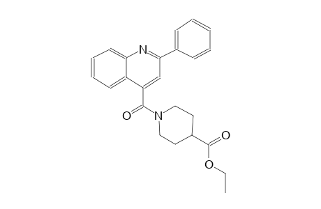 ethyl 1-[(2-phenyl-4-quinolinyl)carbonyl]-4-piperidinecarboxylate