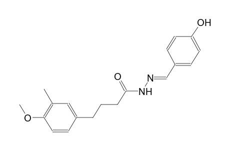 benzenebutanoic acid, 4-methoxy-3-methyl-, 2-[(E)-(4-hydroxyphenyl)methylidene]hydrazide