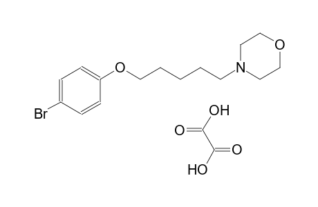 4-[5-(4-bromophenoxy)pentyl]morpholine oxalate