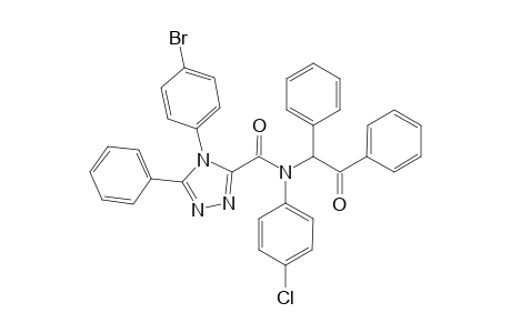4H-1,2,4-Triazole-3-carboxamide, 4-(4-bromophenyl)-N-(4-chlorophenyl)-N-(2-oxo-1,2-diphenylethyl)-5-phenyl-