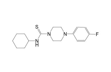 N-cyclohexyl-4-(4-fluorophenyl)-1-piperazinecarbothioamide