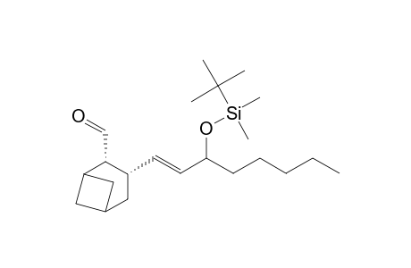 Bicyclo[3.1.1]heptane-2-carboxaldehyde, 3-[3-[[(1,1-dimethylethyl)dimethylsilyl]oxy]-1-octenyl]-, [2.alpha.,3.alpha.(1E,3S*)]-(.+-.)-