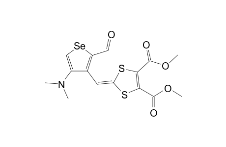 3-[4',5'-bis(Methoxycarbonyl)-1',3'-dithiolidene]-2-formyl-4-(dimethylamino)-3-selenophene