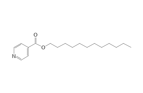 Isonicotinic acid, dodecyl ester