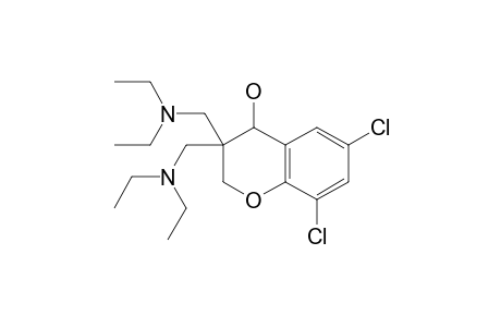 3,3-bis[(diethylamino)methyl]-6,8-dichloro-4-chromanol