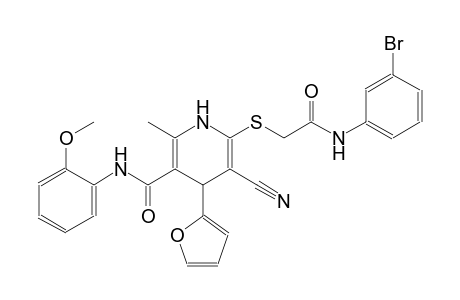 3-pyridinecarboxamide, 6-[[2-[(3-bromophenyl)amino]-2-oxoethyl]thio]-5-cyano-4-(2-furanyl)-1,4-dihydro-N-(2-methoxyphenyl)-2-methyl-