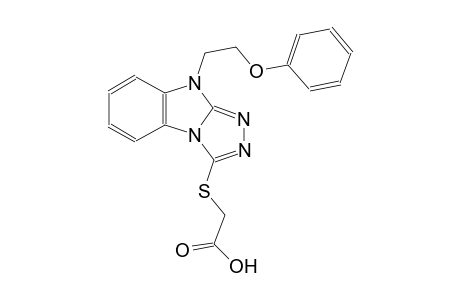 {[9-(2-phenoxyethyl)-9H-[1,2,4]triazolo[4,3-a]benzimidazol-3-yl]sulfanyl}acetic acid