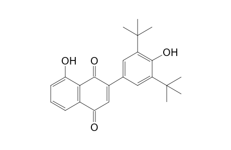 3-[3',5'-di(t-Butyl)-4'-hydroxyphenyl]-5-hydroxy-1,4-naphthoquinone