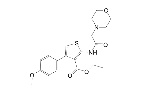 ethyl 4-(4-methoxyphenyl)-2-[(4-morpholinylacetyl)amino]-3-thiophenecarboxylate