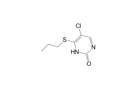 5-Chloro-4-(propylsulfanyl)-2(1H)-pyrimidinone