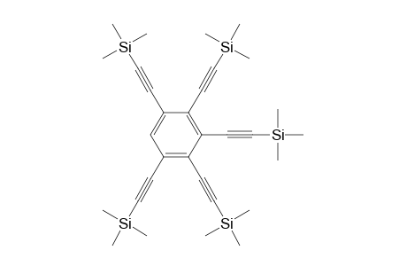 Trimethyl-[2-[2,3,4,5-tetrakis(2-trimethylsilylethynyl)phenyl]ethynyl]silane