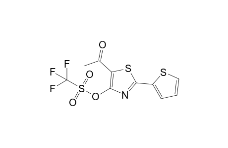 (5-acetyl-2-thiophen-2-yl-1,3-thiazol-4-yl) trifluoromethanesulfonate