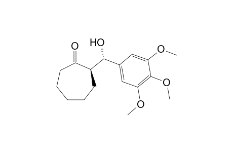 anti-(+)-(2R,1'S)-2-[Hydroxy(3,4,5-trimethoxyphenyl)methyl]cycloheptanone
