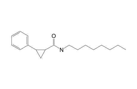 1-Cyclopropanecarboxamide, 2-phenyl-N-octyl-