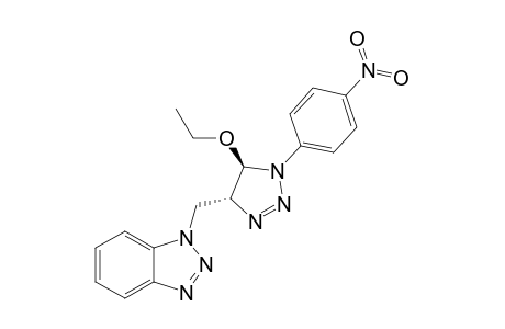 4-BENZOTRIAZOL-1-YL-METHYL-5-METHOXY-1-(4-NITROPHENYL)-4,5-DIHYDRO-1,2,3-TRIAZOLE