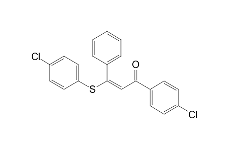 (E)-3-Phenyl-1-(4-chlorophenyl)-3-(4-chlorophenylthio)-prop-2-en-1-one