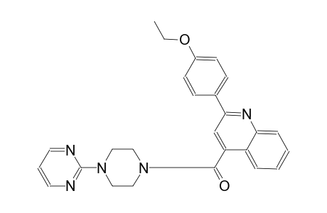 2-(4-ethoxyphenyl)-4-{[4-(2-pyrimidinyl)-1-piperazinyl]carbonyl}quinoline