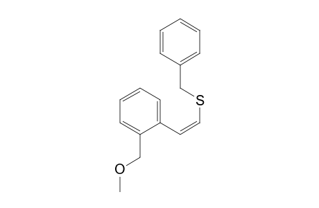 Benzyl) (Z)-2-[(methoxymethyl)-2-phenyl)]ethenyl sulfide