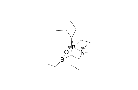1,3,4,7,7-Pentaethyl-6,6-dimethyl-2-oxa-6-azonia-3-bora-1-boratabicyclo[2.2.1] heptane