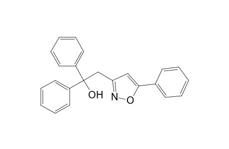 1,1-Diphenyl-2-(5-phenyl-1,2-oxazol-3-yl)ethanol