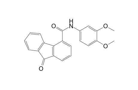 9H-Fluorene-4-carboxylic acid, 9-oxo-, (3,4-dimethoxyphenyl)amide