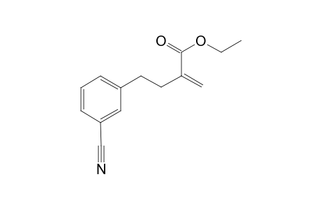 Ethyl 4-(3-cyanophenyl)-2-methylenebutanoate