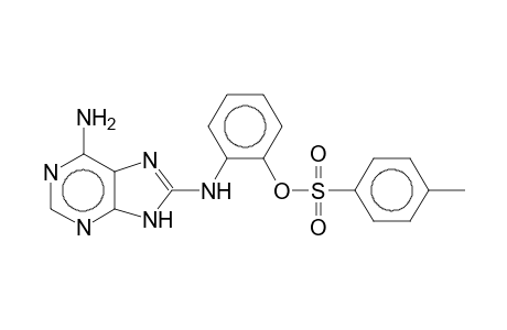 Toluene-4-sulfonic acid 2-(6-amino-9H-purin-8-ylamino)-phenyl ester
