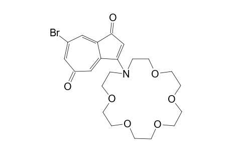 7-Bromo-3-(aza-18-crown-6)-1,5-azulenequinone