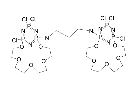 N3P3CL3[O(CH2CH2O)4]-NH(CH2)3NH-N3P3CL3-[O(CH2CH2O)4]
