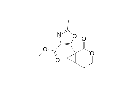 2-Methyl-5-(2-oxo-3-oxabicyclo[4.1.0]hept-1-yl)oxazole-4-carboxylic acid methyl ester