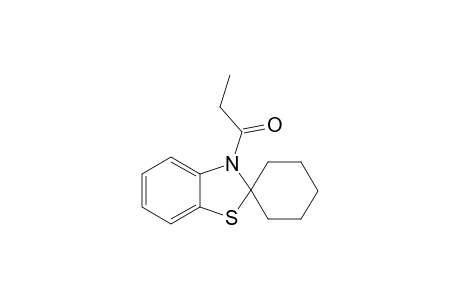 N-propionyl-2,3-dihydro-1,3-benzothiazole-2-spiro-1'-cyclohexane