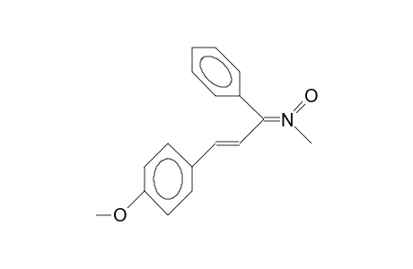 1-(4-Methoxy-phenyl))-3-phenyl-(E,Z)-propene 3-(N-methyl-nitrone)