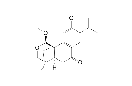 (-)-(4-S,5-S,10-R,20-R)-12,18-DIHYDROXYABIETA-8,11,13-TRIEN-20-ALDEHYDE-18,20-ETHYL_ACETAL