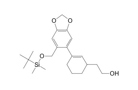 2-[3-[6-[[tert-butyl(dimethyl)silyl]oxymethyl]-1,3-benzodioxol-5-yl]-1-cyclohex-2-enyl]ethanol