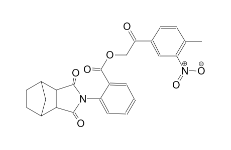 2-(4-methyl-3-nitrophenyl)-2-oxoethyl 2-(1,3-dioxohexahydro-1H-4,7-methanoisoindol-2(3H)-yl)benzoate