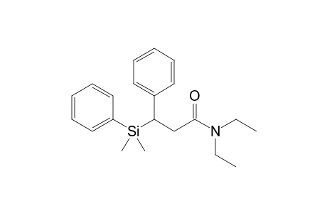 3-[dimethyl(phenyl)silyl]-N,N-diethyl-3-phenyl-propanamide
