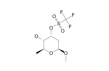 METHYL-2,6-DIDEOXY-3-O-[(TRIFLUOROMETHYL)-SULFONYL]-BETA-D-RIBO-HEXOPYRANOSE