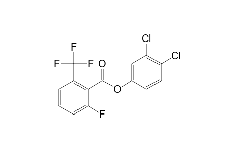 2-Fluoro-6-trifluoromethylbenzoic acid, 3,4-dichlorophenyl ester