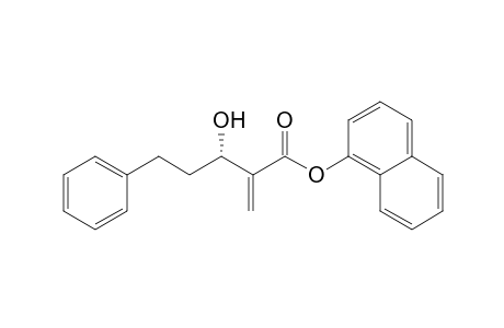 .alpha.-Naphthyl (S)-3-Hydroxy-5-phenyl-2-methylenepentanoate