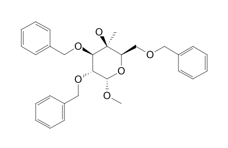 METHYL-2,3,6-TRI-O-BENZYL-4-C-METHYL-ALPHA-D-GALACTOPYRANOSIDE