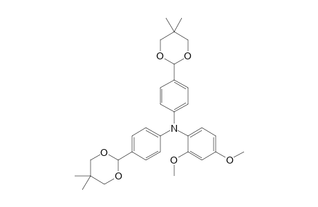 (2,4-dimethoxyphenyl)-bis[4-(5,5-dimethyl-1,3-dioxan-2-yl)phenyl]amine