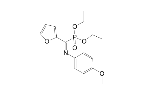 Diethyl (p-anisylimino)(2-furyl)methylphosphonate