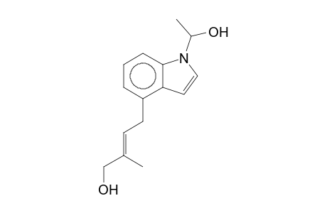 4-[1-(1-Hydroxyethyl)-1H-indol-4-yl]-2-methylbut-2-en-1-ol