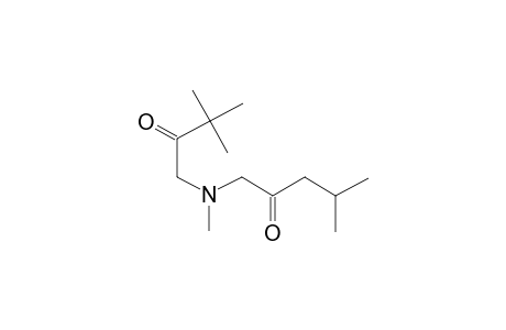 1-[(3,3-Dimethyl-2-oxobutyl)(methyl)amino]-4-methyl-2-pentanone